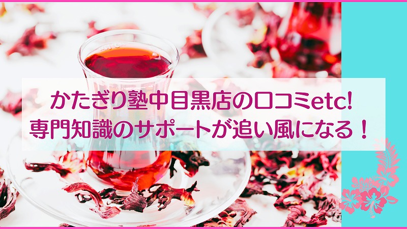 かたぎり塾中目黒店の口コミetc!専門知識のサポートが追い風になる！